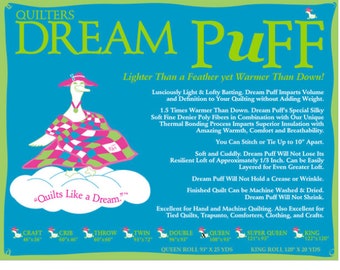 Quilters Dream Puff Polyester Batting