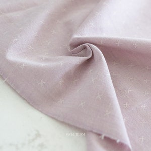 Lavender Tea Sprout Woven Fabric by Fableism FSW-118