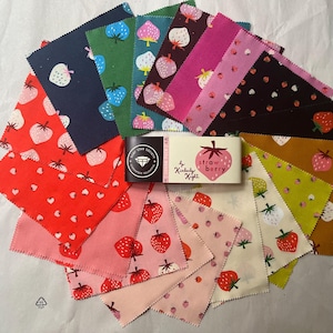 Strawberry by Ruby Star Society - 42 piece 5"x5" Charm Pack