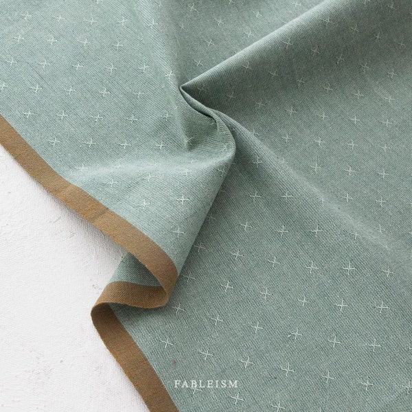 Cenote Sprout Woven Fabric by Fableism FSW-19