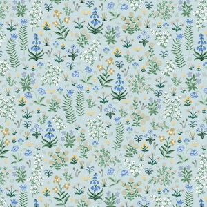 Rifle Paper Co Menagerie Garden in Mint by Cotton + Steel
