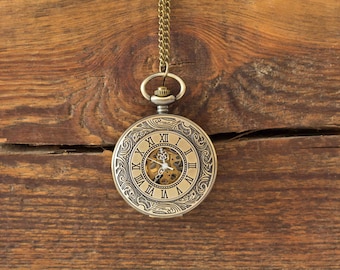 Mechanical Pocket Watch - Art Nouveau Edition