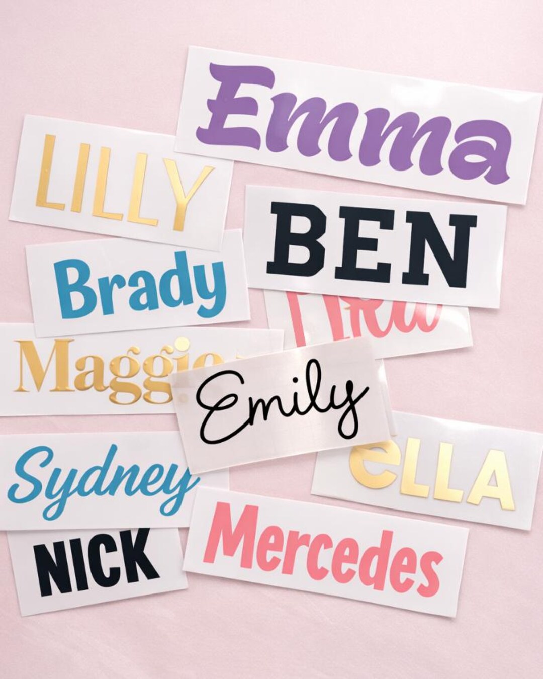 Custom Name Vinyl Decal – Personalized Sticker for Laptop, Water Bottle ...