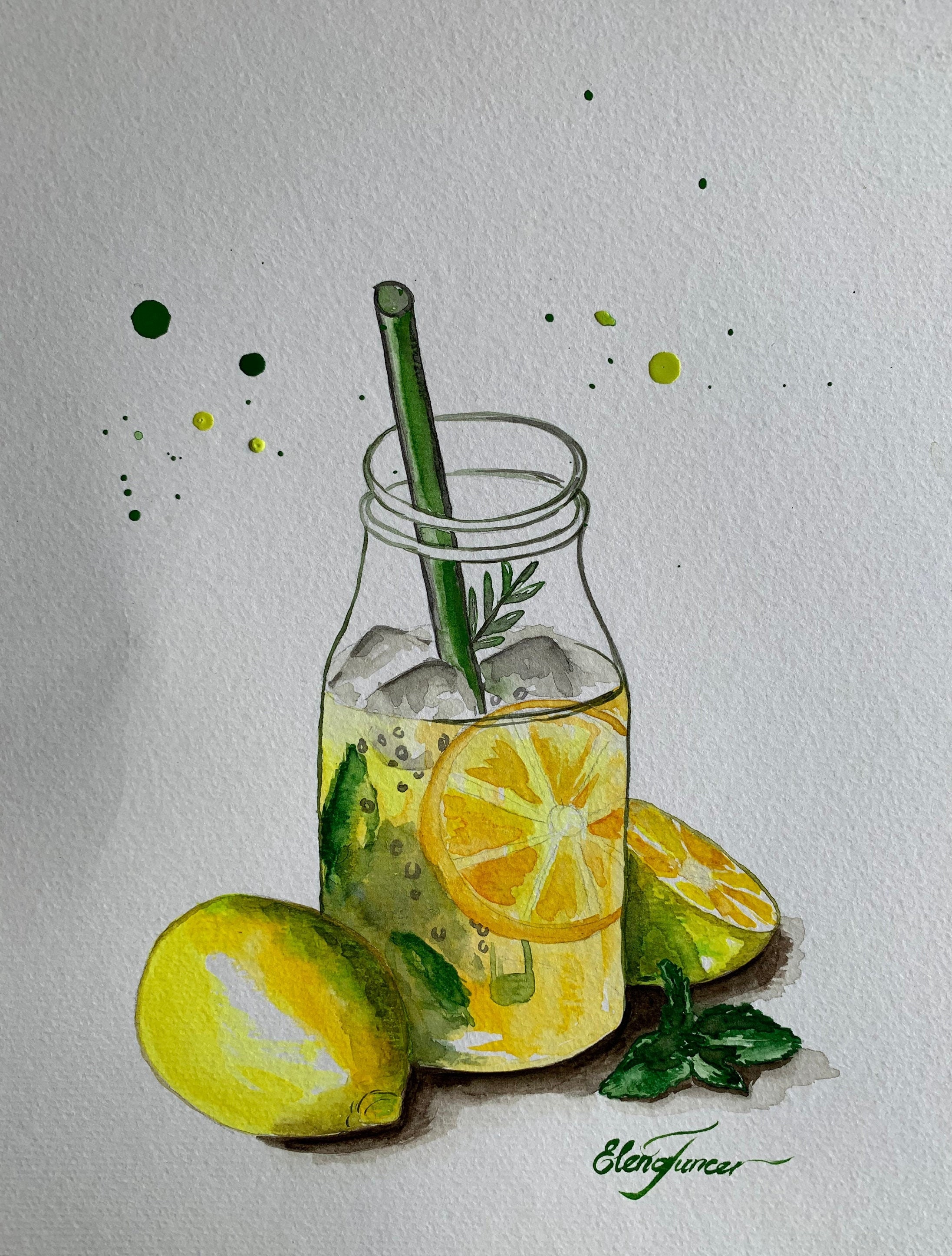 油彩画 レモンとボウル 油彩画 レモンとボウル 油彩画 レモンとボウル
