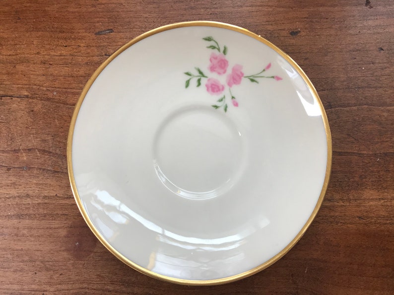 Flintridge Rosebud Demitasse Porcelain Teacup and Saucer Flintridge Replacement Rosebud Footed Demitasse Cup and Saucer