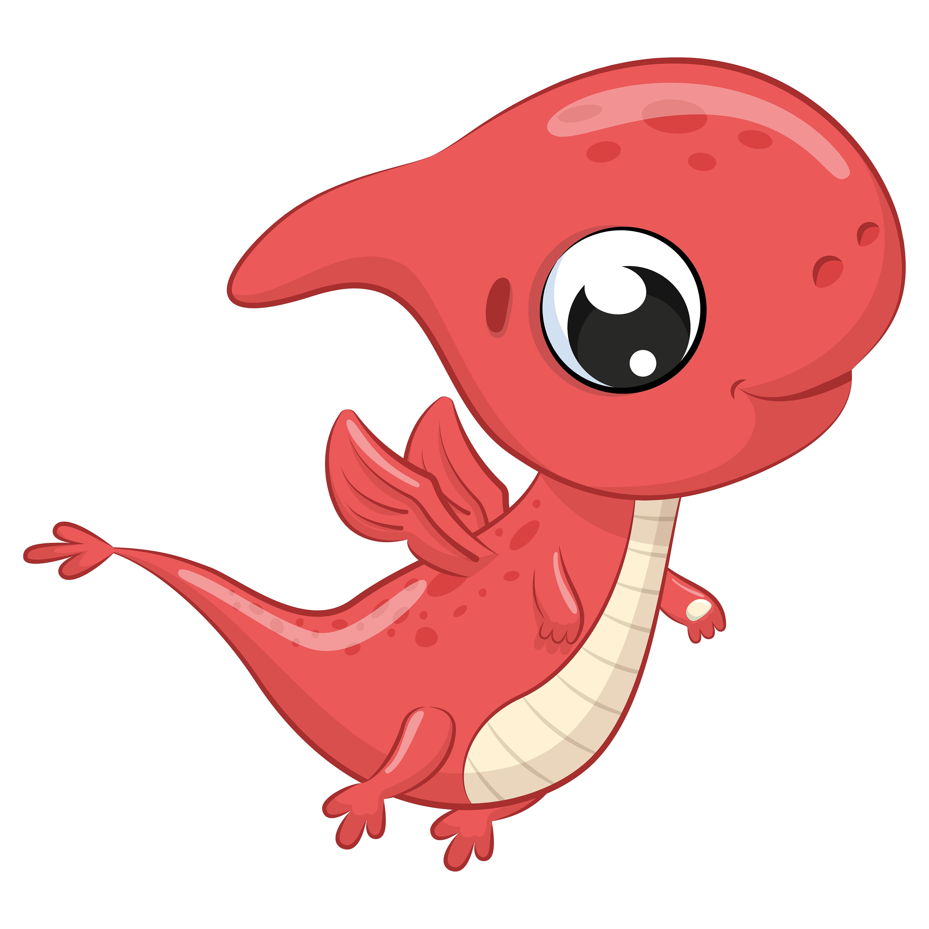 Cute Baby Dinosaur Clipart PNG EPS Digital Clip Art | Etsy