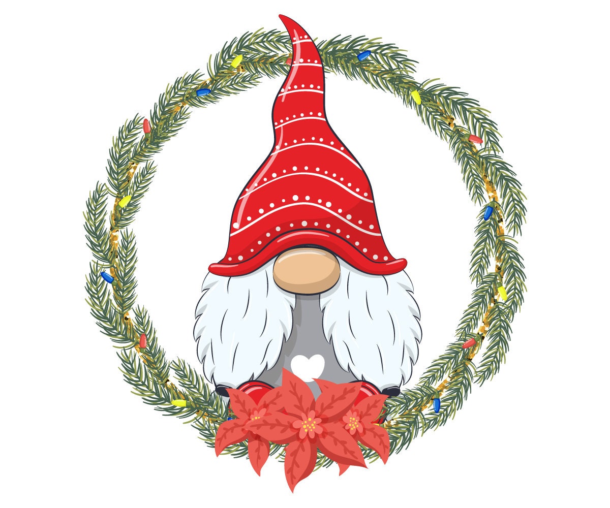 Weihnachtswichtel Clipart EPS PNG JPEG Nordischer Wichtel  Etsy.de