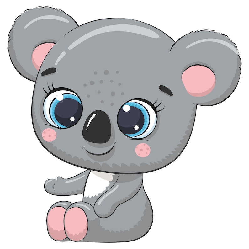 Süße Zoo Tiere Clipart PNG EPS australische Tiere Clipart | Etsy