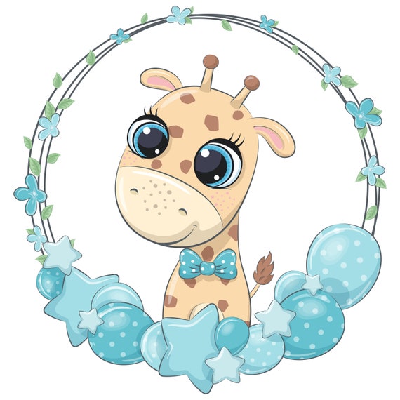 Bebe Garcon Animal Avec La Couronne Clipart Png Eps Jpeg Etsy
