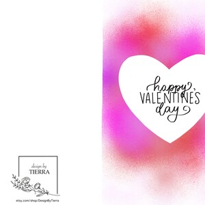 Printable PDF Valentine's Day Card - Etsy