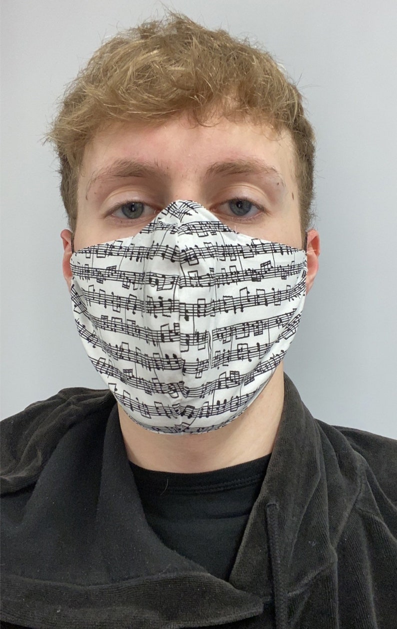 Homemade Fabric Masks With Ear Straps Protection Reusable Etsy