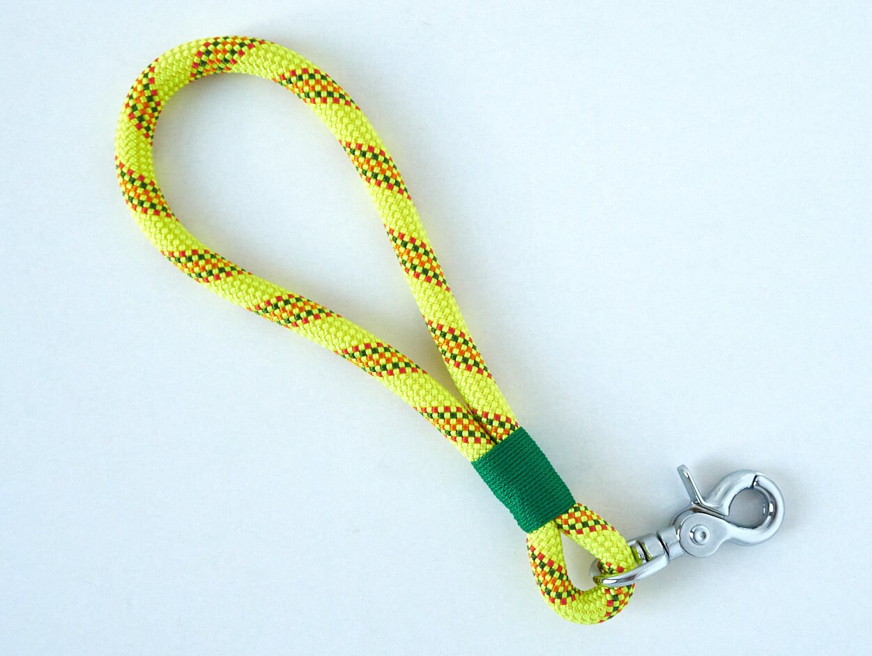 Keychain Made of Climbing Rope, With Scissor Carabiner Etsy UK