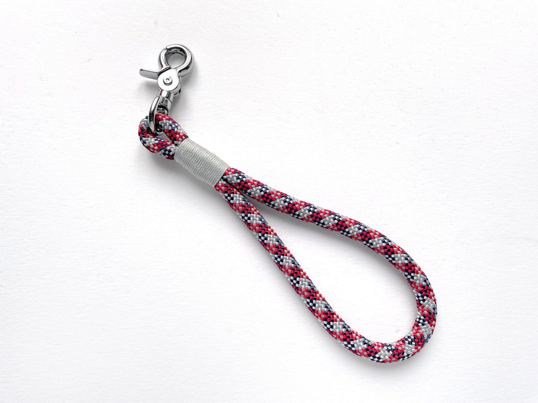Porte-clés En Corde Tressée Forme étoile - Accessoire Déco Pour Sac à Main, Sac à Dos, Clés - Fait Main, Léger