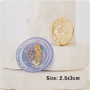 Wachs Siegel Stempel, Flug feder Stempel Wachs Siegel für Einladung Hochzeit Umschlag Geschenk Verpackung, Feder Wachs Stempel Kit, Feder Versiegelung stempel