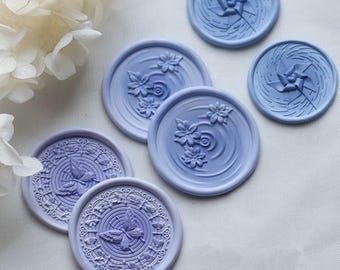 Sellos de lacre, sellos de renacimiento, sellos de lacre para envolver invitaciones de boda, sello de lacre de molino de viento, kit de sello de lacre, sello de lacre de mariposa