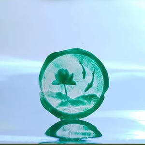 Wachs Siegel Stempel, Teich Lotus Stempel Wachs Siegel für Einladung Hochzeit Umschlag Geschenkverpackung, Lotus Koi Fisch Wachsstempel Kit, Lotus Versiegelung Stempel