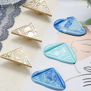 Wachs Siegel Stempel, alle Dreieck vintage Stempel, Krone Wachs Siegel für Einladung Hochzeit Geschenkverpackung, Mond Wachs Siegel Set Wachsofen, Rose