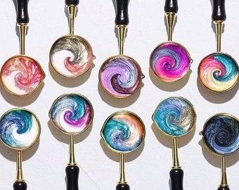 Aurora Galaxy Sealing Wax Beads, Premium Mixed Wax Seal Beads for Wax Seal Stamp, Gift Wrapping, Wedding Invitation Stamp, Glitter Shiny