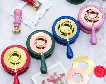 Estufa de leña para sellar con cera, nueva estufa para sellar con cera, herramienta para estufa para sellar con cera, olla para derretir cera, herramientas para sellar con cera, cuchara para sellar con cera