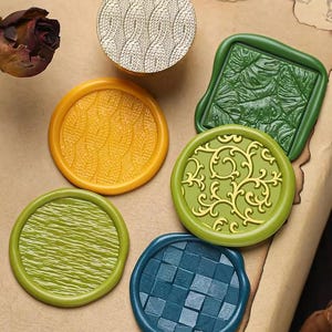 Wachs Siegel Stempel, Blätter Stempel, Baum Muster Wachs Siegel für Einladung Hochzeit Geschenk Verpackung, Gezeiten Wachs Stempel Kit, Wolken Siegelwachs Stempel