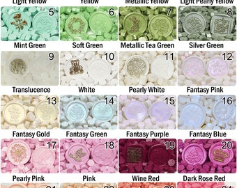 Sealing Wax Bead 100pcs 200pcs, 100 Colors Premium Wax Seal Beads for Wax Seal Stamp, Gift Wrapping, Wedding Invitation Stamp, Wax Seal