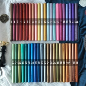 Bastões de cera para vedação com perolado/metálico, bastões de vedação de cera premium para carimbo de cera, pintura de cera, embrulho de presente, carimbo de convite de casamento