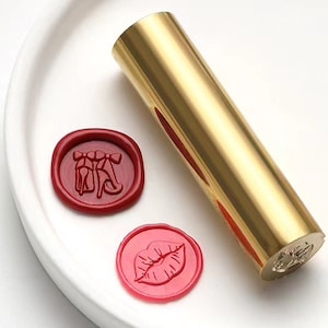 Mädchen Party Wachs Siegel Stempel, Frauen Stempel, Wachs Siegel für Einladung, Hochzeit, Geschenkverpackung, Wachs Stempel Kit, doppelseitiger Siegellack Stempel