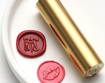 Girls Party Wax Seal Stamp, Women Stamp, Wax Seals for Invitation Wedding Gift Wrapping, Wax Stamp Kit, Double side Sealing Wax Stamp