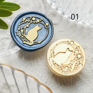 Katzen Wachs Siegel Stempel, Katzen Stempel, Katzen Siegel Stempel für Einladung Hochzeit Geschenk Verpackung, Katzen Wachs Siegel Stempel, Katzen Wachs Siegel Kit