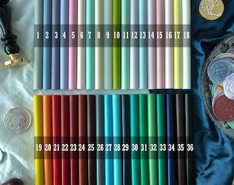 Sealing Wax Sticks, Premium Matte Wax Seal Sticks for Wax Seal Stamp, Wax Painting, Gift Wrapping, Wedding Invitation Stamp, Wax Seals