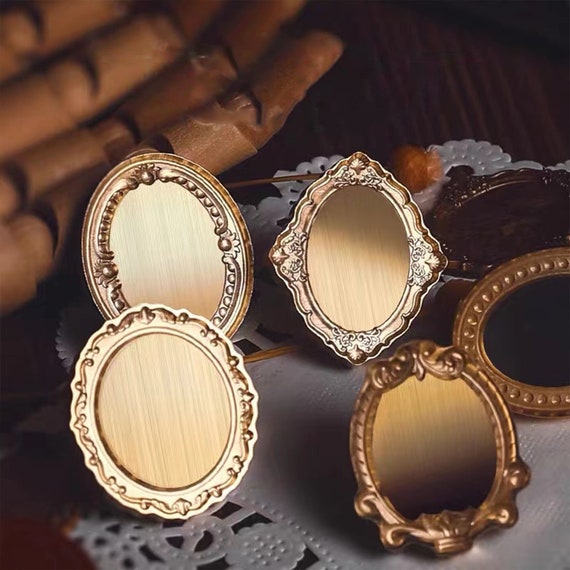 Wreath Dog Wax Seal Stamp - Brass Seal With Wooden Handle For