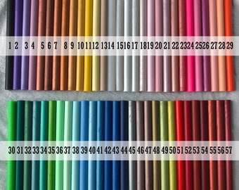 Wax Seal Sticks, Premium 57 Colors Sealing Wax Sticks for Wax Seal Stamp, Wax Painting, Gift Wrapping, Wedding Invitation Stamp