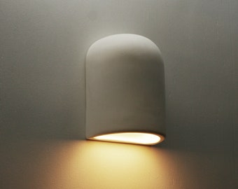 Half Dome Ceramic Wall Light