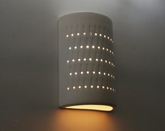 Half Cylinder Ceramic Sconce - Wall lighting - Ambient light