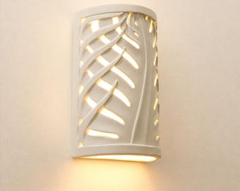 La Palma – Half Cylinder Ceramic Sconce – Indoor – Outdoor Wall Light