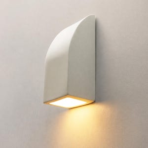Curved Rectangle Wall Light - Indoor - Outdoor Sconce - Modern Lighting