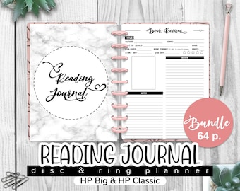 ULTIMATE Reading Journal, Happy Planner BIG & Classic, Book Journal, PDF Printable Insert