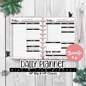 DAILY PLANNER Undated, Big & Classic Happy Planner Inserts