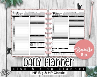 DAILY PLANNER Undated, Big & Classic Happy Planner Inserts