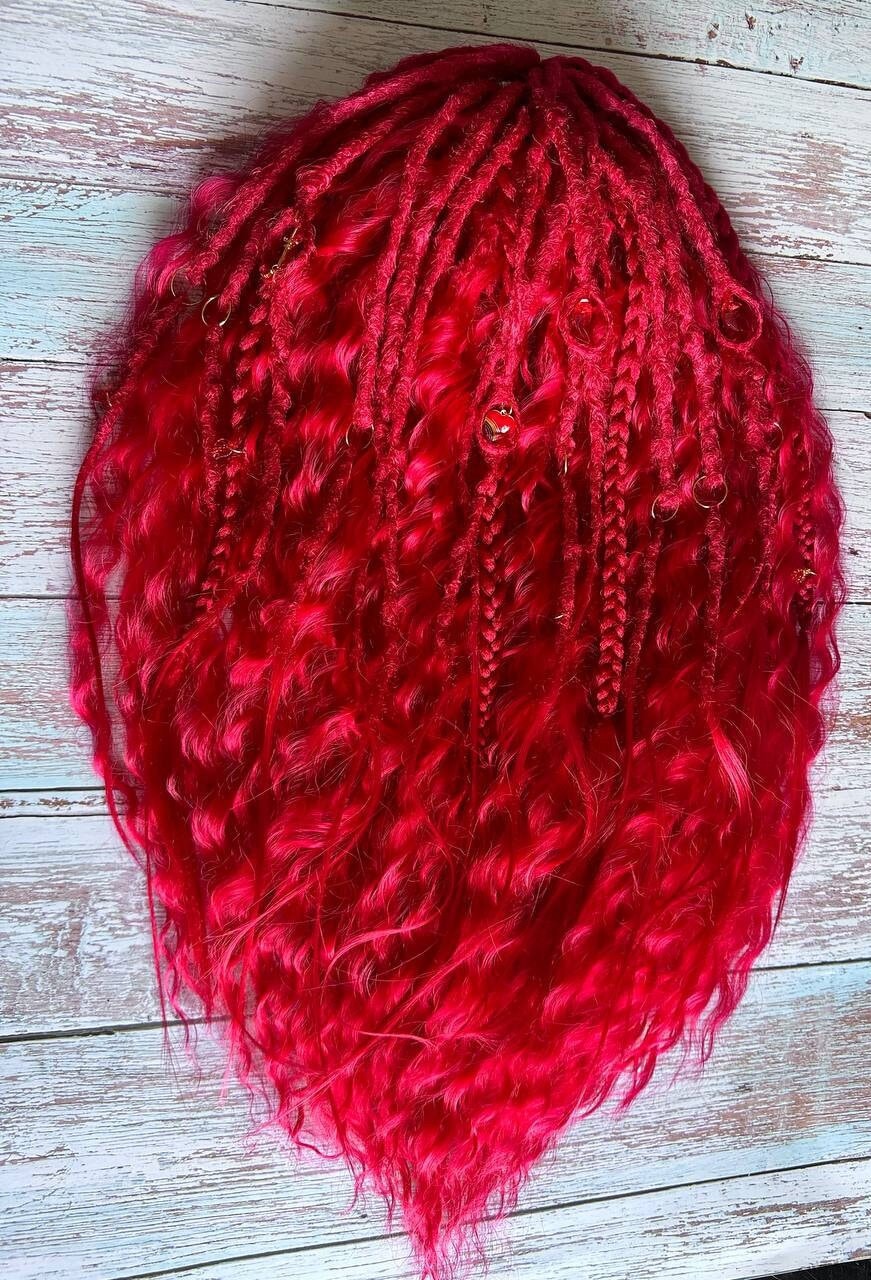 Kanekalon Dreads Dreadlock Extensions Synthetic Dreadlocks Etsy