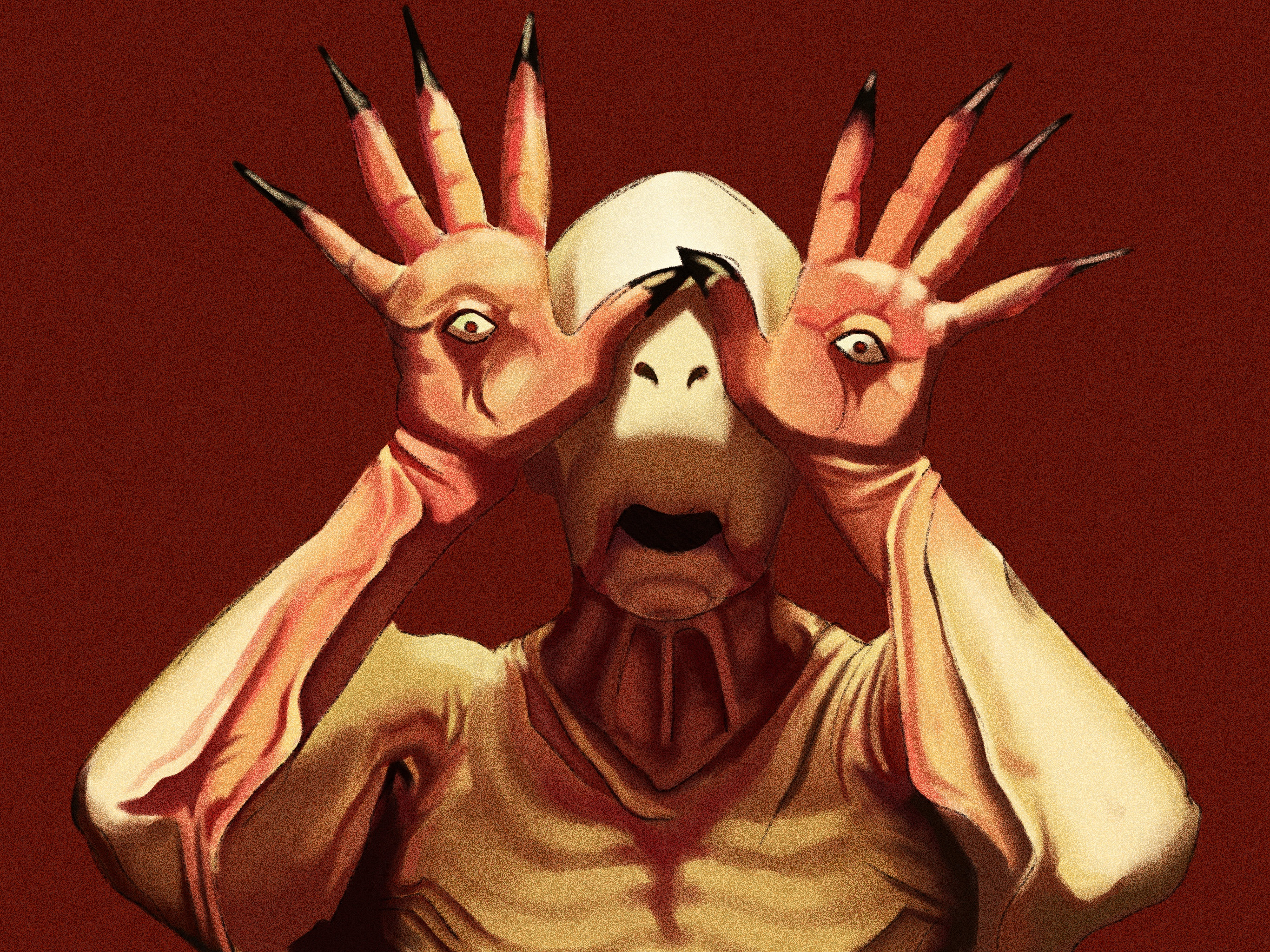 Pale Man - Pan's Labyrinth Print - Etsy