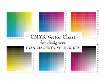 726 CMYK Color Chart (Illustrator)