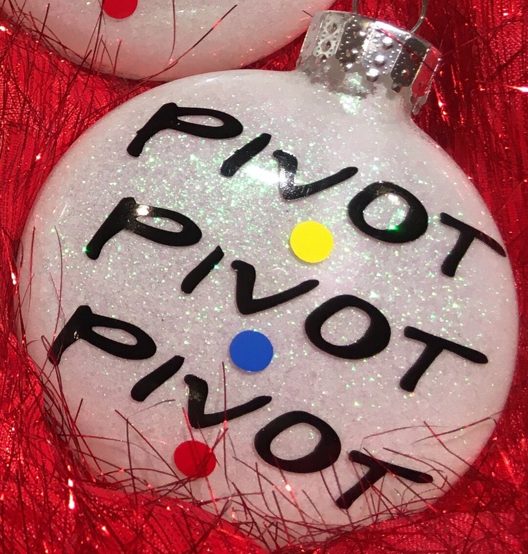 CUSTOM GLASS Ornamentsfriends pivot Etsy