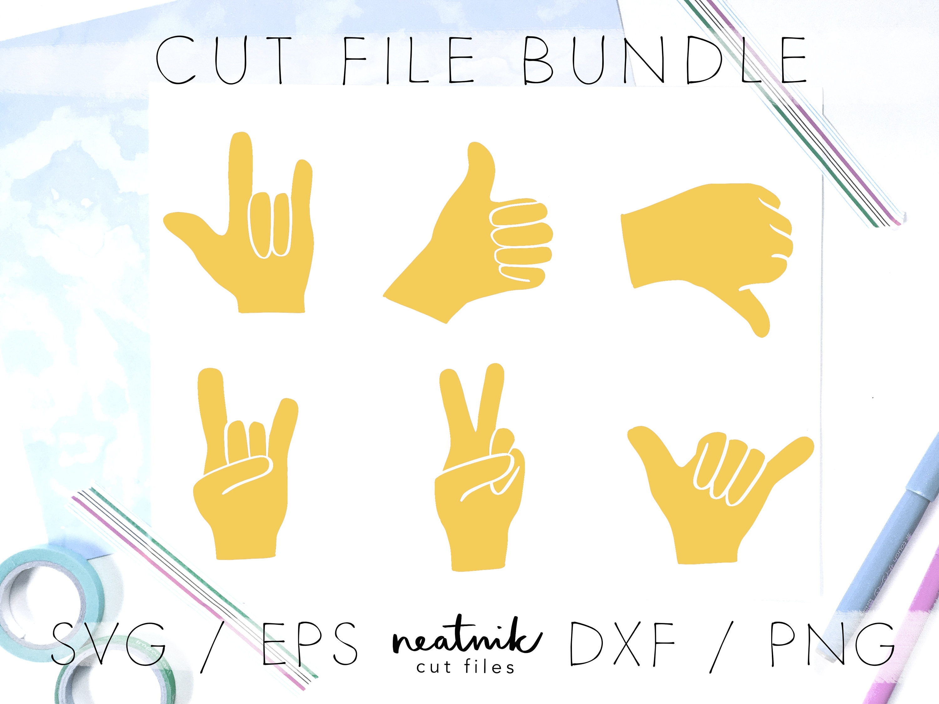 Hand Shapes SVG I Love You Svg Like Svg Rock on Svg Hand Gestures Svg ...