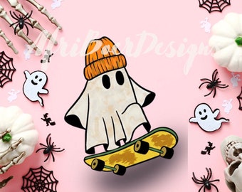Ghost Skateboard PNG