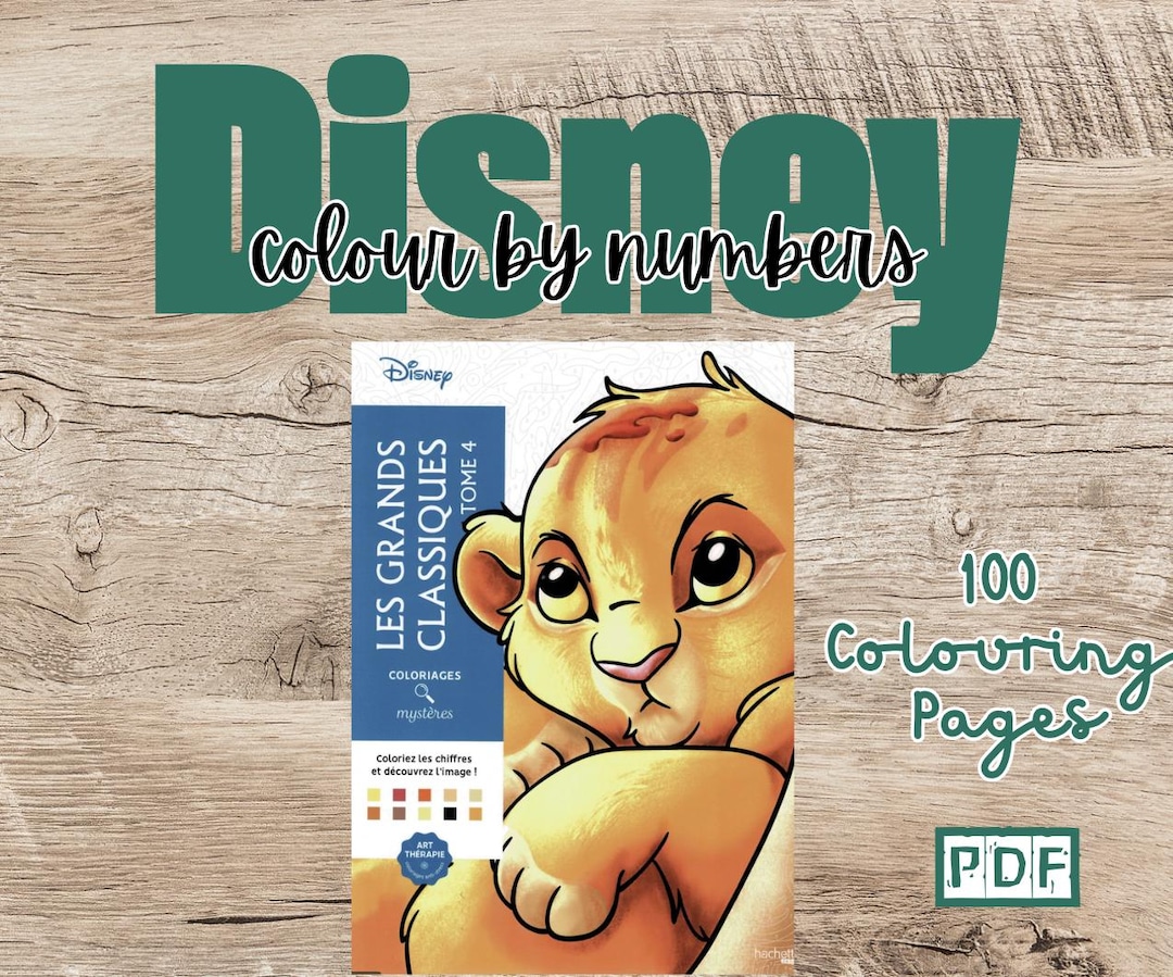 ディズニー Grands Classiques コレクター版 DIGITAL - Les Grands Classiques Tome 4 - Disney Colour by Numbers