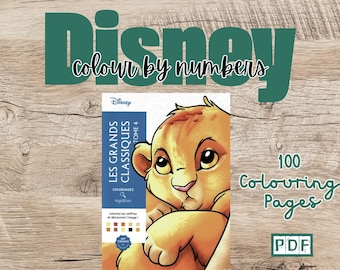 NUMÉRIQUE - Les Grands Classiques Tome 4 - Disney Color By Numbers