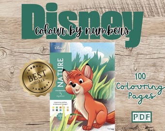 DIGITAL - Coloriages mystères Disney - Nature - Colour By Numbers