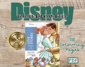 DIGITAL - Disney Colour by Number - Love Stories | Read Item Details