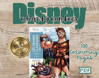 NUMÉRIQUE - Disney Mystery Color By Numbers - Tome 10 Les Grands Classiques